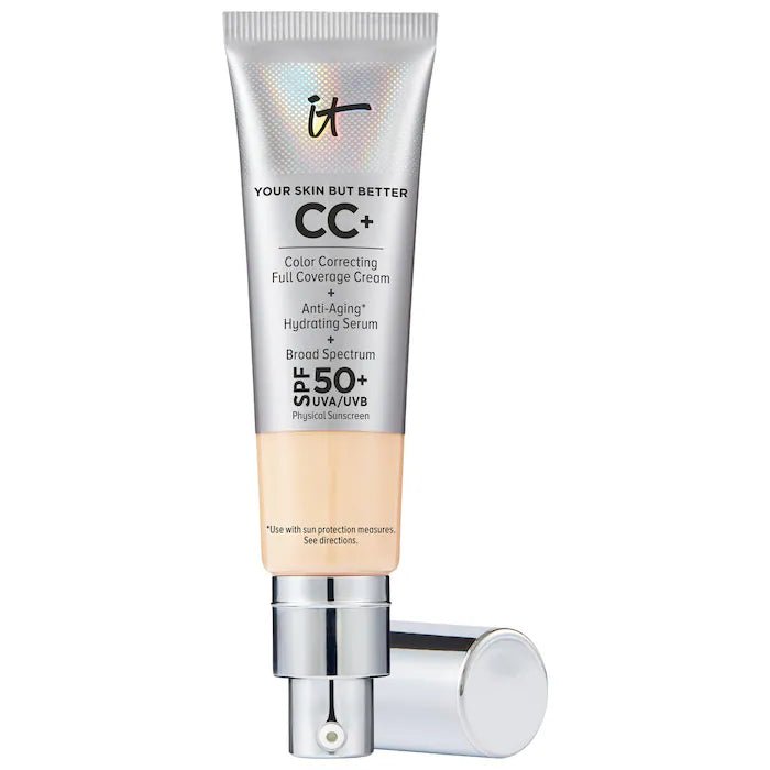 It Cosmetics CC+ Cream Full-Coverage Foundation with SPF 50+ - Zin Beauty Shop - Zine Beauty Shop