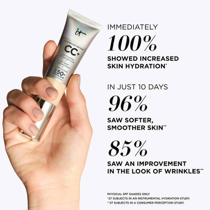It Cosmetics CC+ Cream Full-Coverage Foundation with SPF 50+ - Zin Beauty Shop - Zine Beauty Shop