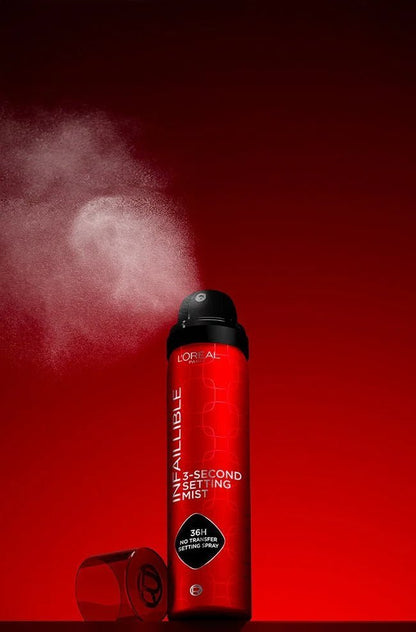 L'Oréal Infallible 3 Seconds Makeup Setting Spray 75ml - Zine Beauty Shop - Zine Beauty Shop