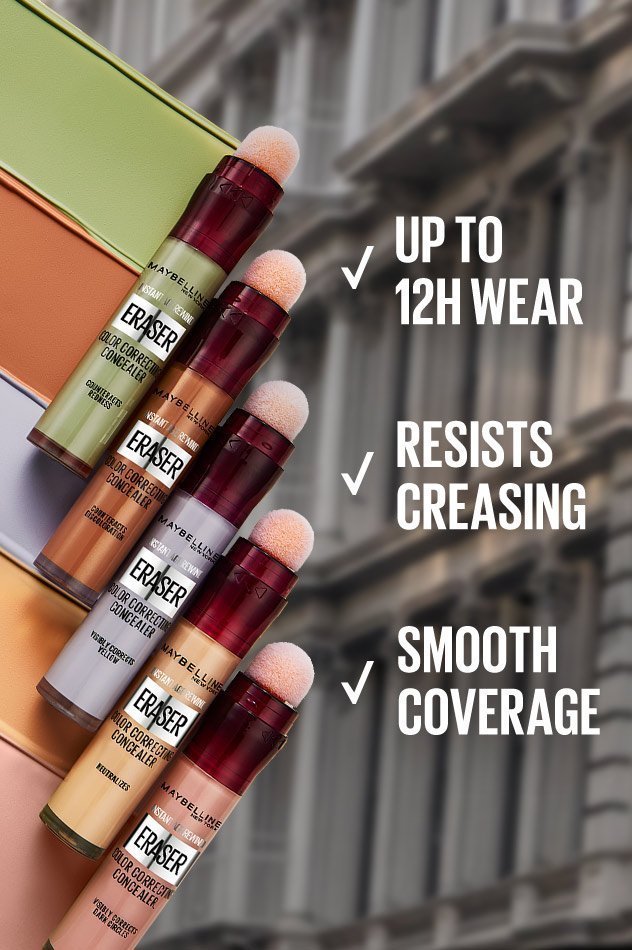 Maybelline Instant Eraser Color Correcting Concealer - Zin Beauty Shop - Zine Beauty Shop