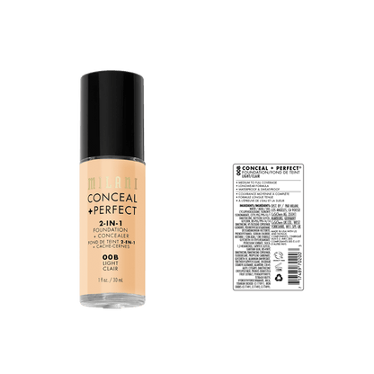 MILANI Conceal + Perfect 2-In-1 Foundation + Concealer - Zin Beauty Shop - Zine Beauty Shop