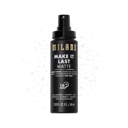 Milani Make It Last Matte - Matte Finish Charcoal Setting Spray 60ml - Zin Beauty Shop - Zine Beauty Shop