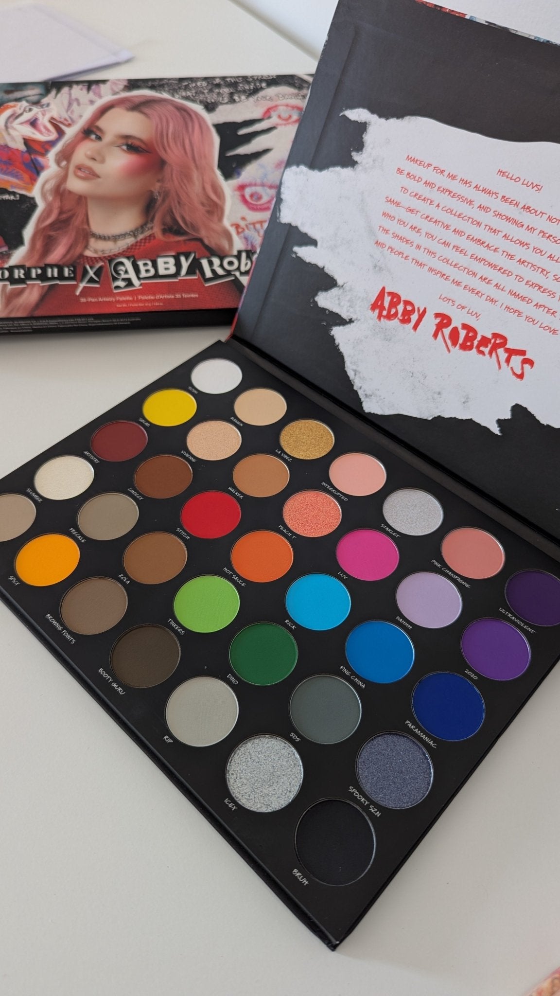 Morphe X Abby Roberts 35 - Pan Artistry Palette - Zine Beauty Shop - Zine Beauty Shop