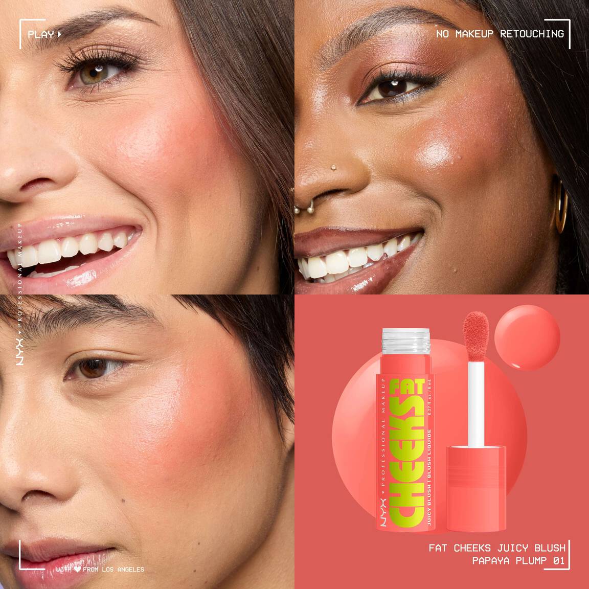 NYX FAT CHEEKS JUICY BLUSH - Zin Beauty Shop - Zine Beauty Shop
