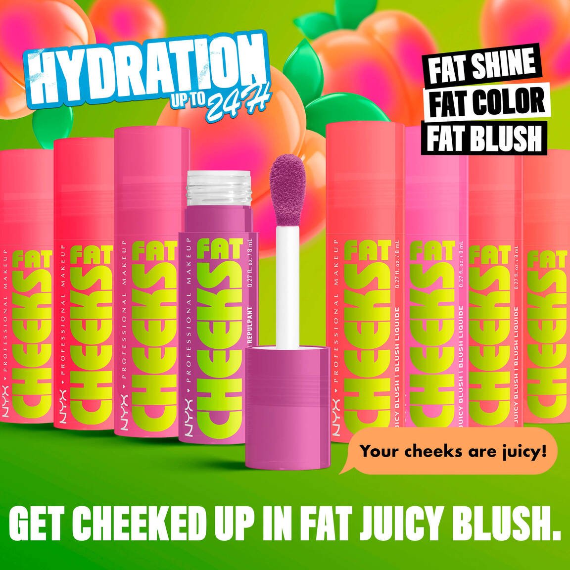 NYX FAT CHEEKS JUICY BLUSH - Zin Beauty Shop - Zine Beauty Shop