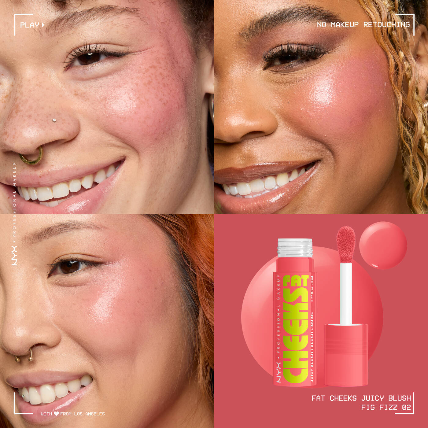 NYX FAT CHEEKS JUICY BLUSH - Zin Beauty Shop - Zine Beauty Shop