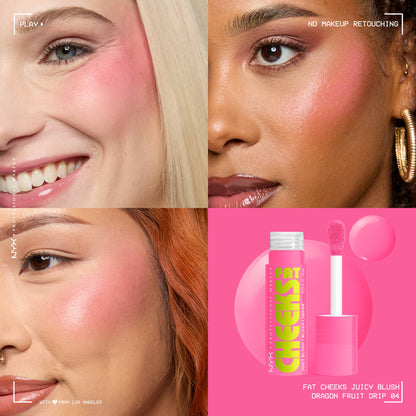NYX FAT CHEEKS JUICY BLUSH - Zin Beauty Shop - Zine Beauty Shop