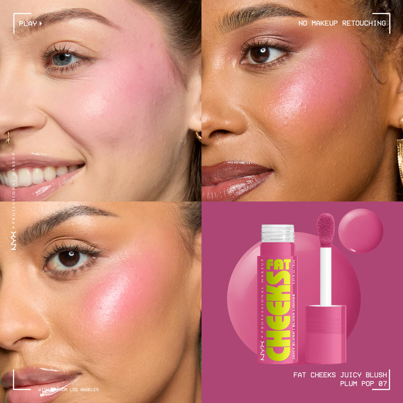 NYX FAT CHEEKS JUICY BLUSH - Zin Beauty Shop - Zine Beauty Shop