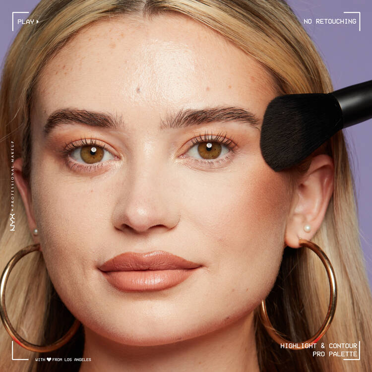 NYX Highlight & Contour Powder Palette - Zin Beauty Shop - Zine Beauty Shop