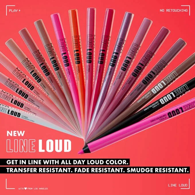 NYX Line LOUD Lip Liner - Zin Beauty Shop - Zine Beauty Shop