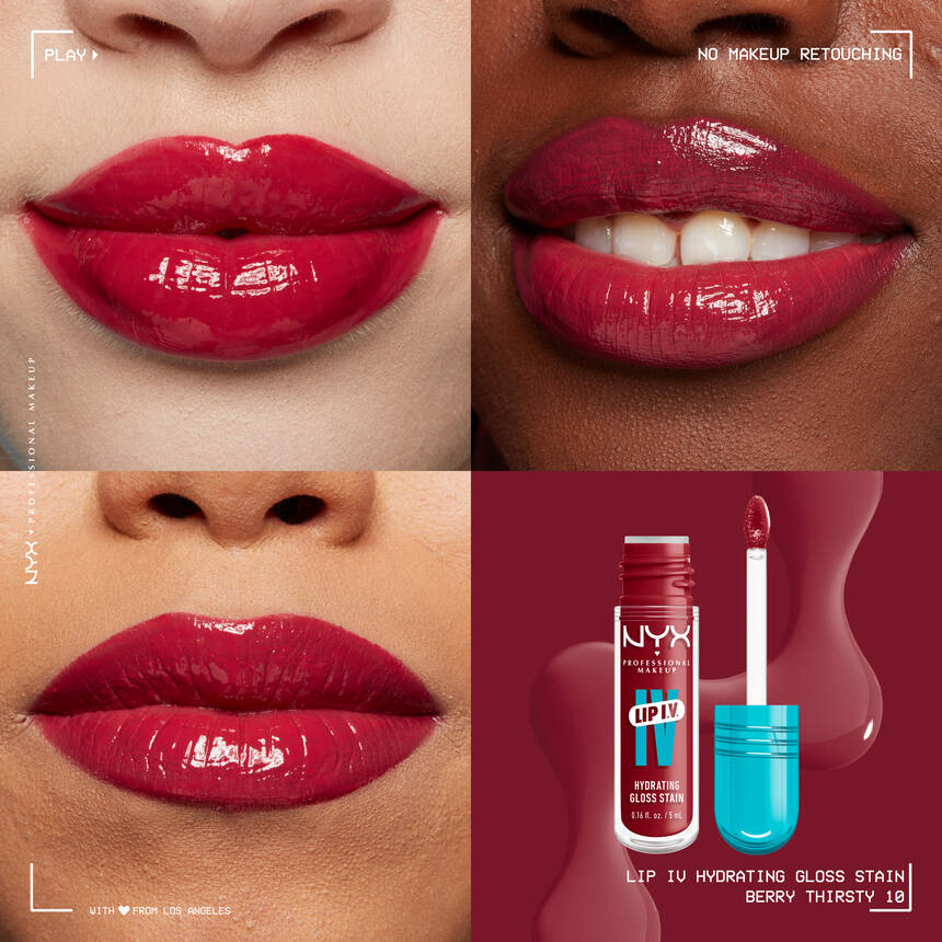 NYX Lip IV Hydrating Gloss Stain - Zin Beauty Shop - Zine Beauty Shop