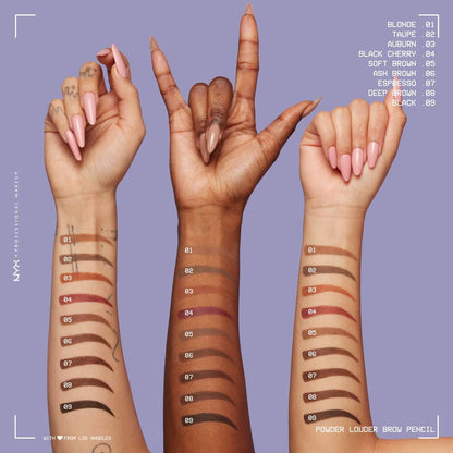 NYX Powder Louder Brow Pencil - Zine Beauty Shop - Zine Beauty Shop