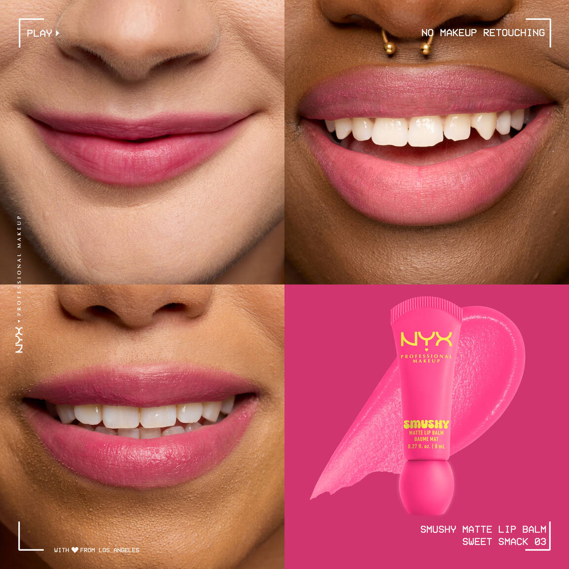 NYX SMUSHY MATTE LIP BALM - Zine Beauty Shop - Zine Beauty Shop