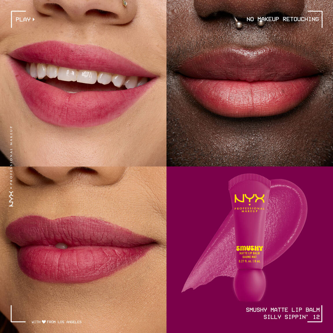 NYX SMUSHY MATTE LIP BALM - Zine Beauty Shop - Zine Beauty Shop