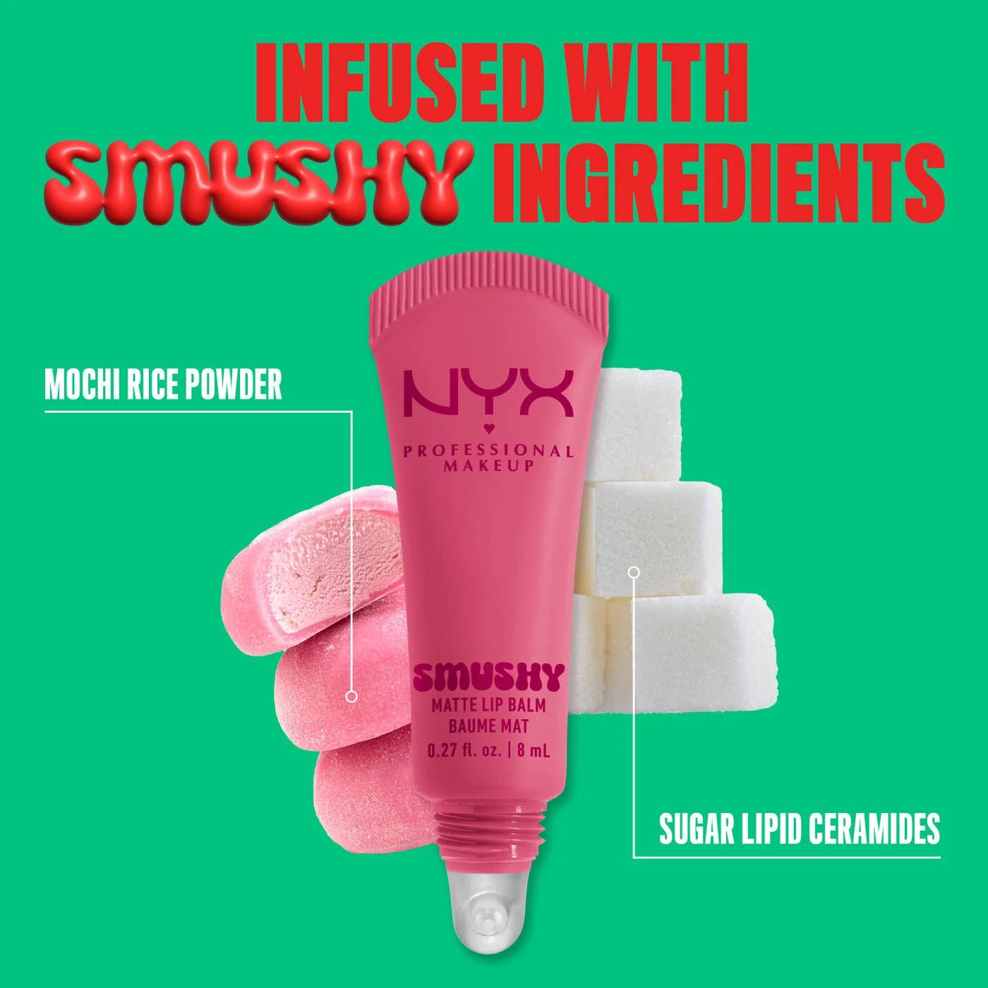 NYX SMUSHY MATTE LIP BALM - Zin Beauty Shop - Zine Beauty Shop