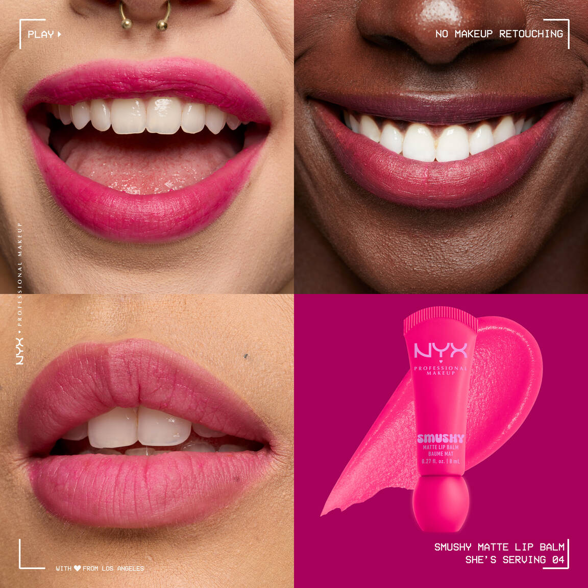 NYX SMUSHY MATTE LIP BALM - Zine Beauty Shop - Zine Beauty Shop