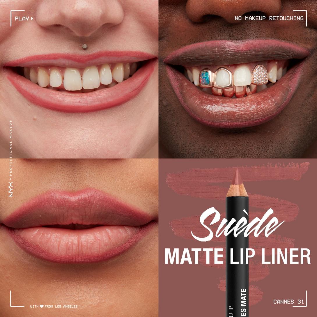 NYX SUEDE MATTE LIP LINER - Zin Beauty Shop - Zine Beauty Shop