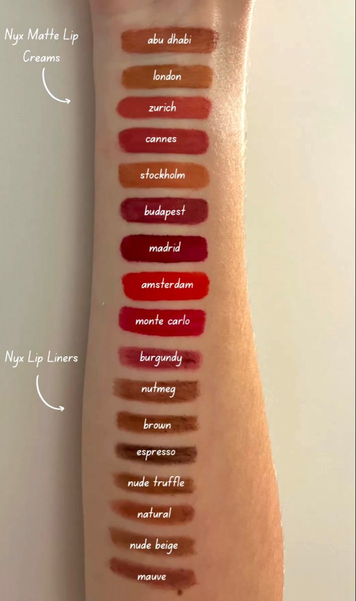 NYX SUEDE MATTE LIP LINER - Zin Beauty Shop - Zine Beauty Shop