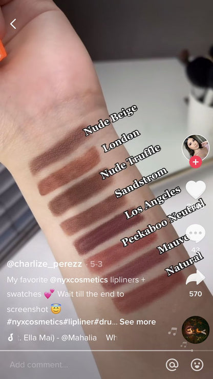 NYX SUEDE MATTE LIP LINER - Zin Beauty Shop - Zine Beauty Shop