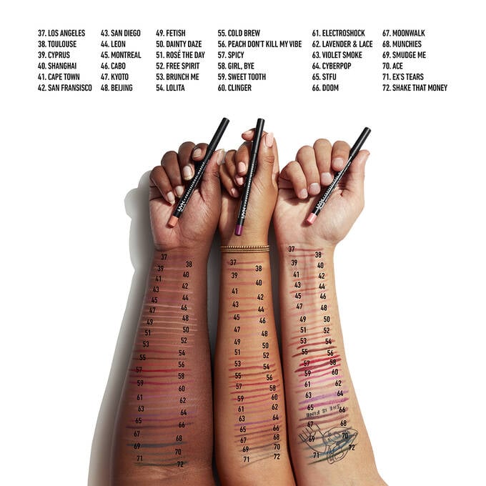 NYX SUEDE MATTE LIP LINER - Zin Beauty Shop - Zine Beauty Shop