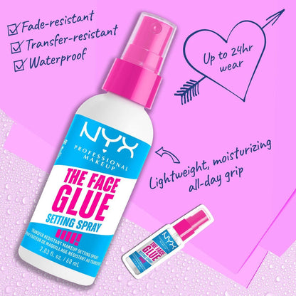 NYX The Face Glue Setting Spray - Zine Beauty Shop - Zine Beauty Shop