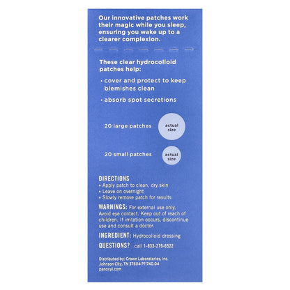 PanOxyl Overnight Spot Patches, 40 Patches - Zine Beauty Shop - Zine Beauty Shop