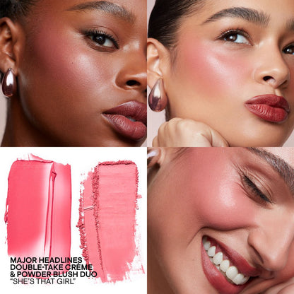 Patrick Ta MAJOR HEADLINES CRÈME & POWDER BLUSH DUO - Zin Beauty Shop - Zine Beauty Shop