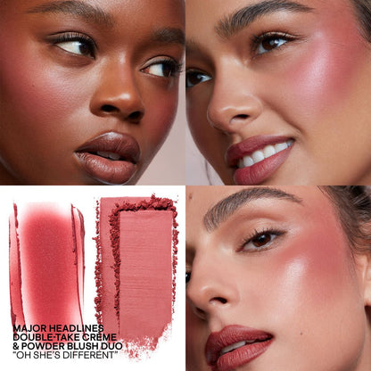 Patrick Ta MAJOR HEADLINES CRÈME & POWDER BLUSH DUO - Zin Beauty Shop - Zine Beauty Shop
