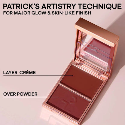 Patrick Ta MAJOR HEADLINES CRÈME & POWDER BLUSH DUO - Zin Beauty Shop - Zine Beauty Shop