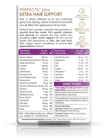 PERFECTIL HAIR 60 tablets EXP 01/2028 - Zin Beauty Shop - Zine Beauty Shop