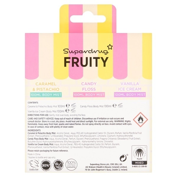 Fruity Mists Gift Set 100ml ×3