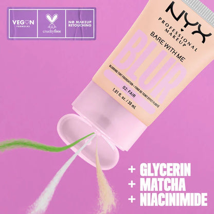 NYX Bare With Me Blur Tint Foundation 30ml - Zine Beauty Shop