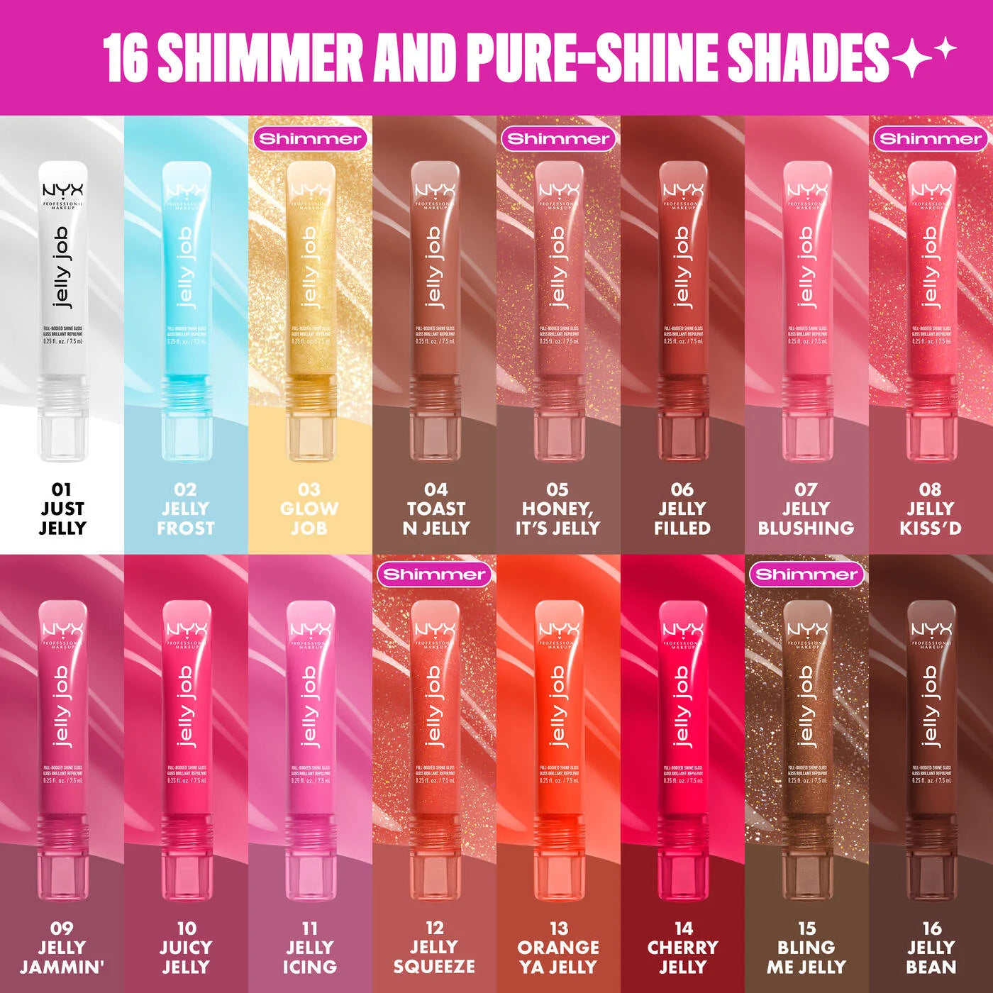 NYX Jelly Job High Shine Gloss - Zine Beauty Shop