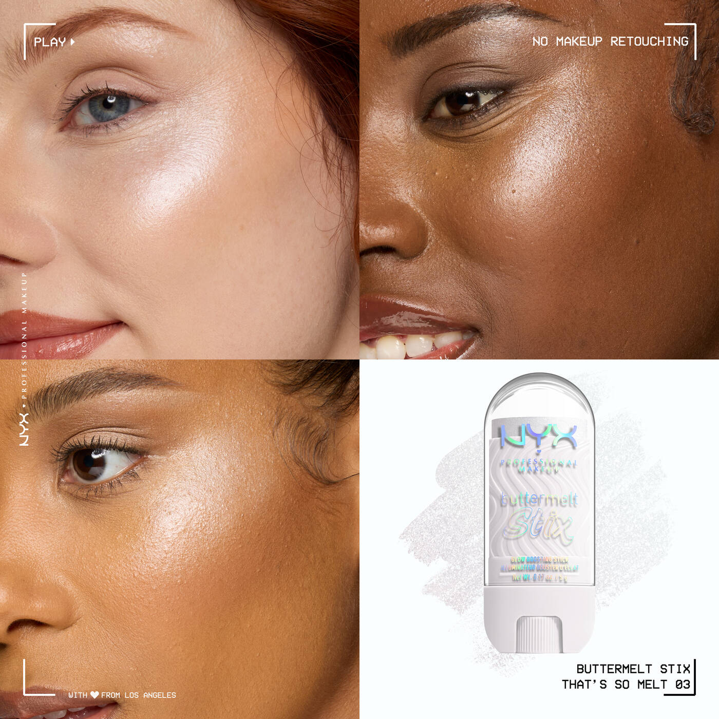 NYX Buttermelt Glow Boosting Highlighter Stix - Zine Beauty Shop