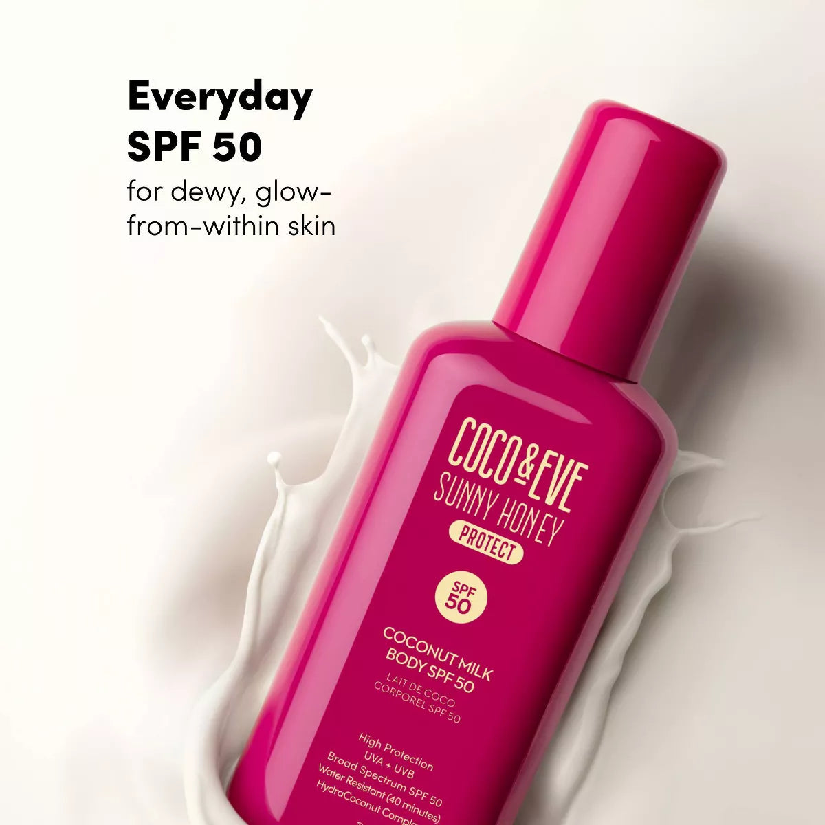Coco & Eve Sunny Honey Protect Coconut Milk Body Lotion SPF50