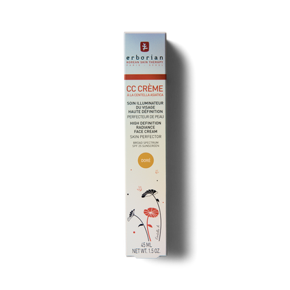 Erborian CC Cream Doré
Even Tone Skin Perfector "Healthy Glow" Effect - Zine Beauty Shop