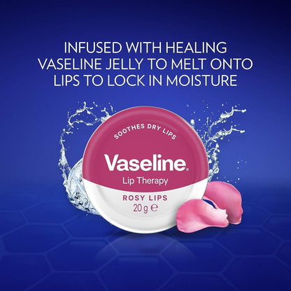 Vaseline Rosy Lips Lip Therapy 17 g - Zine Beauty Shop
