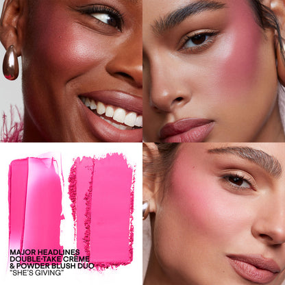 Patrick Ta MAJOR HEADLINES CRÈME & POWDER BLUSH DUO - Zine Beauty Shop