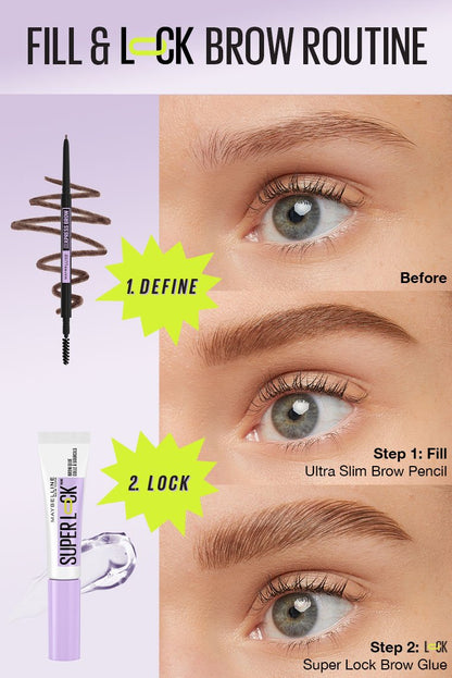 Maybelline SUPER LOCK BROW GLUE 7ml - Zine Beauty Shop