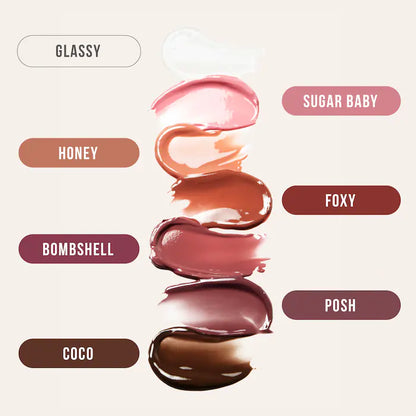 HUDA BEAUTY Faux Filler Shiny Non-Sticky Lip Gloss - Zine Beauty Shop
