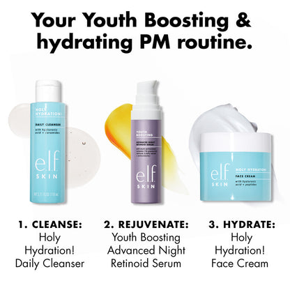 E.l.f Youth Boosting Advanced Night Retinoid Serum 30ml - Zine Beauty Shop