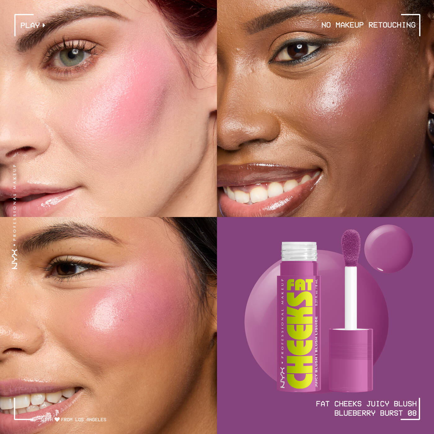 NYX FAT CHEEKS JUICY BLUSH