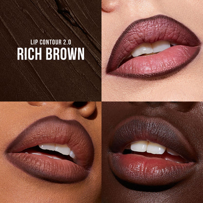 Huda Beauty Lip Contour Mini Duo Yummy Browns - Zine Beauty Shop