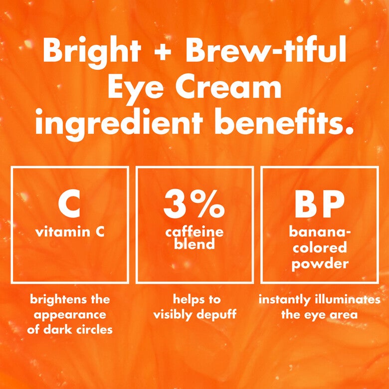 E.l.f Skin Bright + Brew-tiful Eye Cream 15ml - Zine Beauty Shop