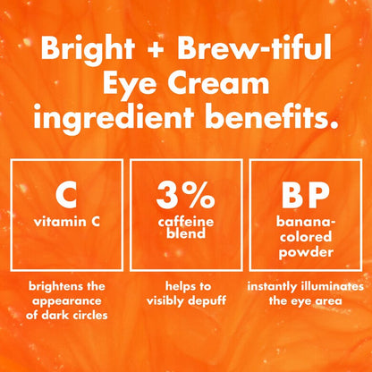 E.l.f Skin Bright + Brew-tiful Eye Cream 15ml - Zine Beauty Shop