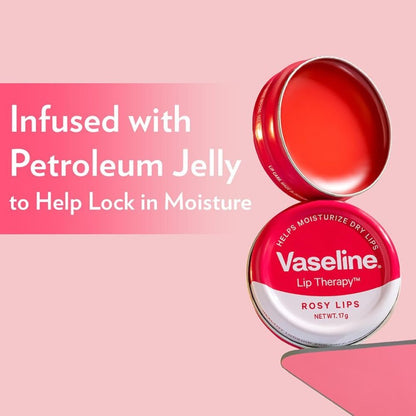 Vaseline Rosy Lips Lip Therapy 17 g - Zine Beauty Shop