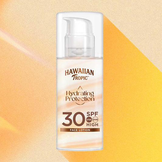 Hawaiian Tropic Hydrating Protection Face Sunscreen Lotion SPF 30 50ml