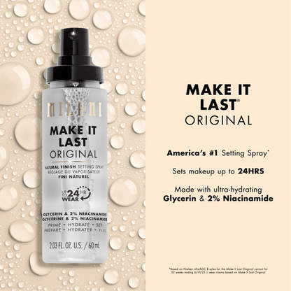 Milani MAKE IT LAST ORIGINAL - NATURAL FINISH SETTING SPRAY 60ml - Zine Beauty Shop