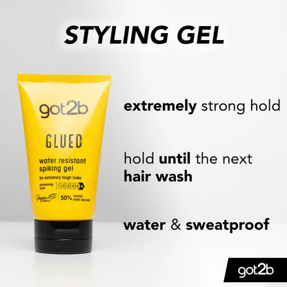 Got2b GLUED WATER RESISTANT SPIKING GEL 150ml - Zine Beauty Shop