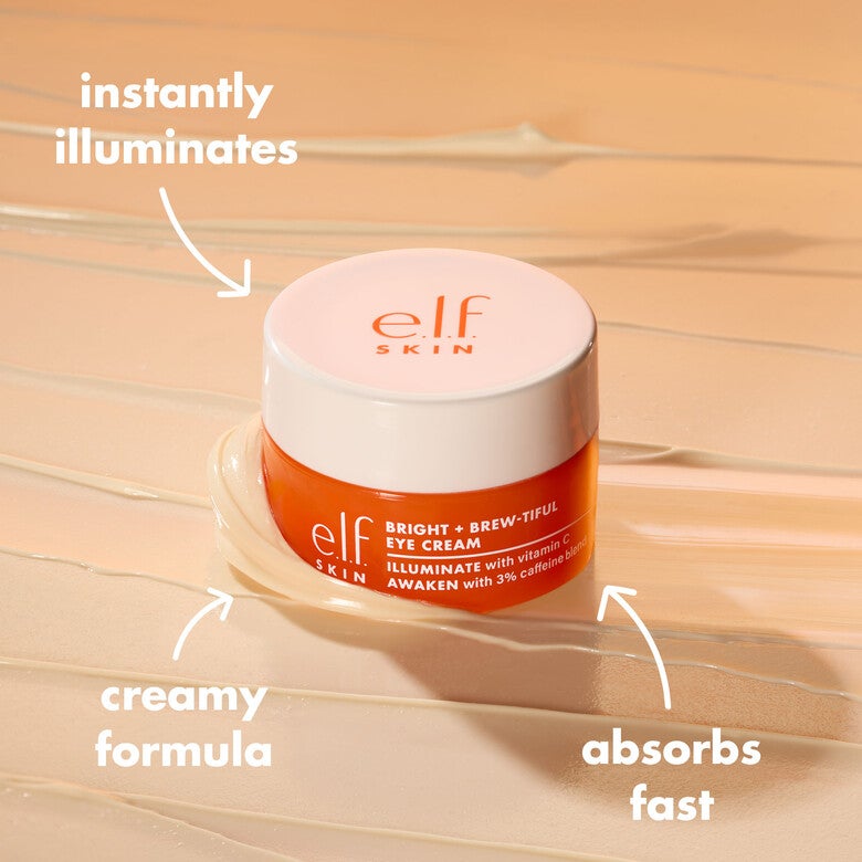 E.l.f Skin Bright + Brew-tiful Eye Cream 15ml - Zine Beauty Shop